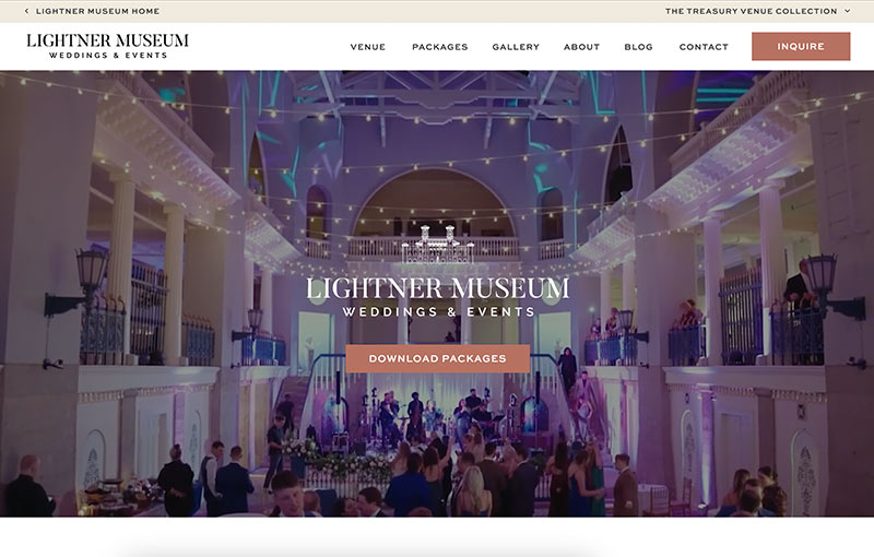 Lightner Museum Weddings